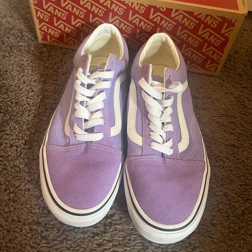 Womens Purple Vans Size 10